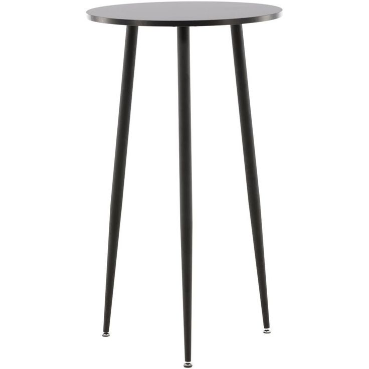 Baaripöytä Venture Home Plaza, ⌀60cm, musta