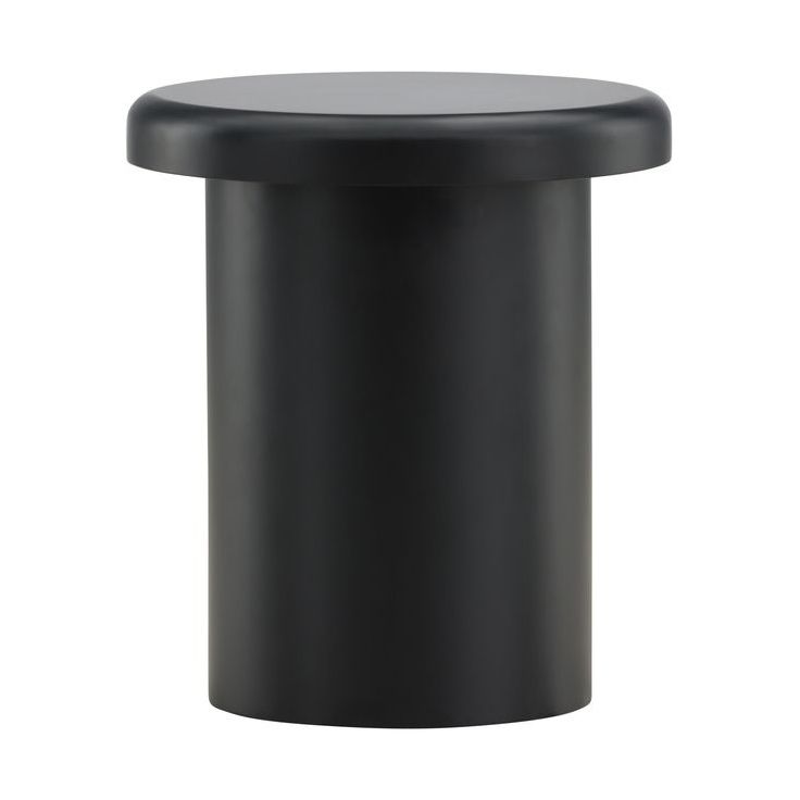 Sivupöytä Venture Home Namsos, ⌀40cm, musta
