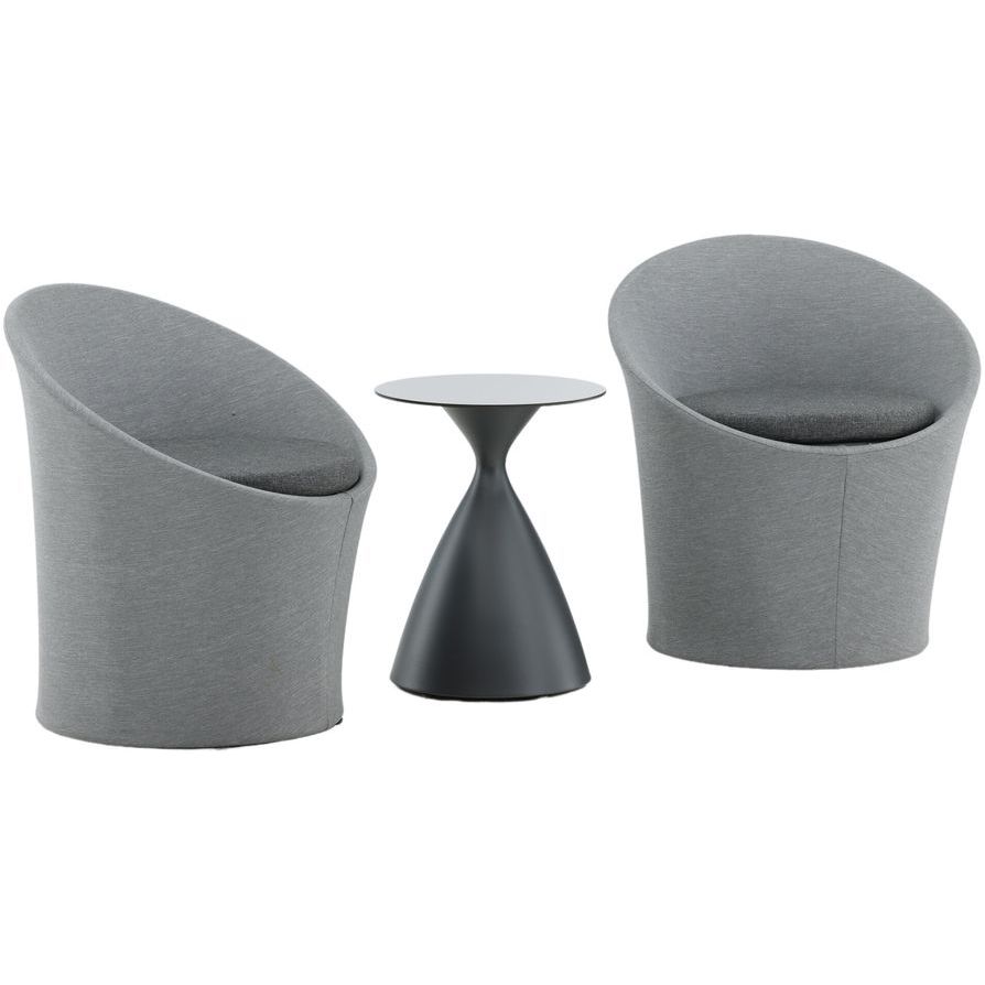 Parvekeryhmä Venture Home Spoga, harmaa/musta