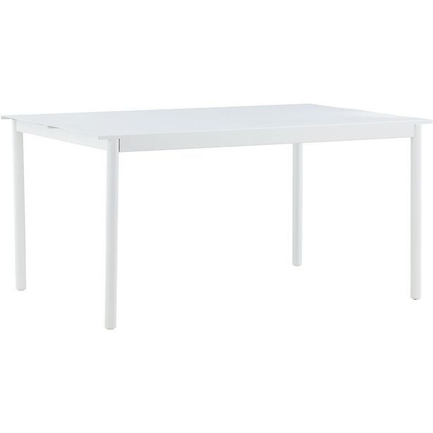 Ruokapöytä Venture Home Modena, 150x100cm, valkoinen