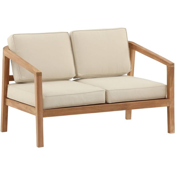 Sohva Venture Home Kenya, 2-istuttava, tiikki/beige