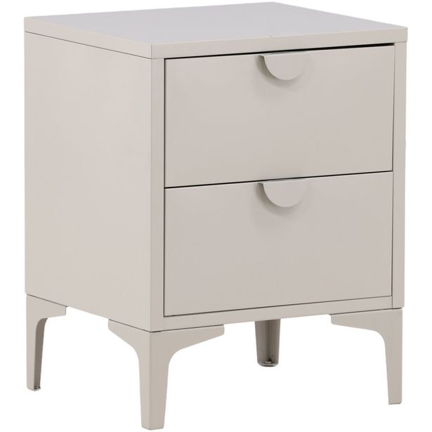 Yöpöytä Venture Home Piring, leveys 45cm, beige