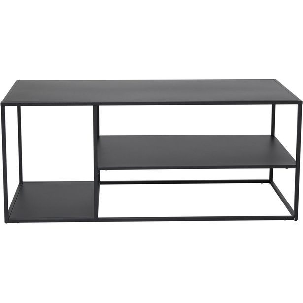 Sohvapöytä Venture Home Staal, 50x120cm, musta