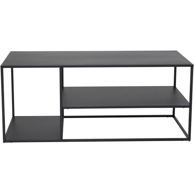 Sohvapöytä Venture Home Staal, 50x120cm, musta