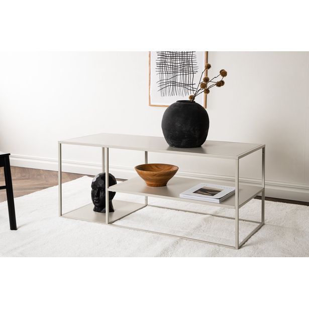 Sohvapöytä Venture Home Staal, 120x50x50 cm beige