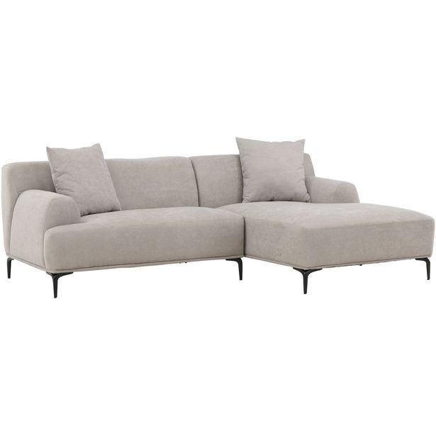 Divaanisohva Venture Home Viskan Sofa, 3-istuttava, oikea, vaaleanharmaa