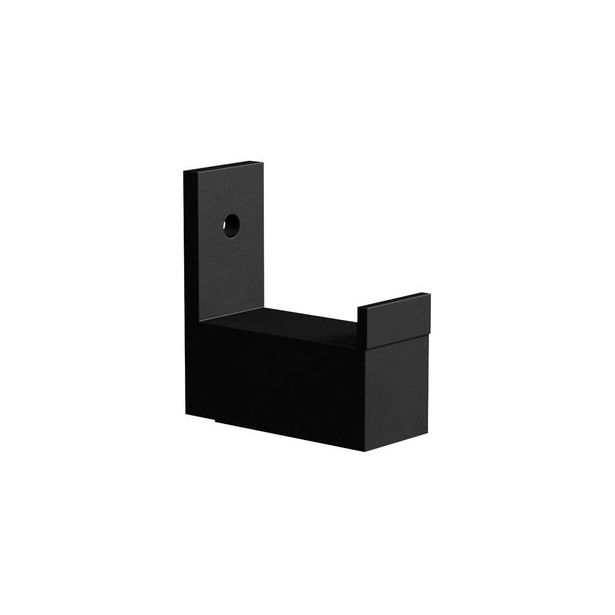 Koukku Nimes-rimapaneeliin Venture Home Nimes, 5.8x2.5x7.5cm, musta