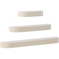 Seinähyllyt Venture Home Glow, 3kpl, beige