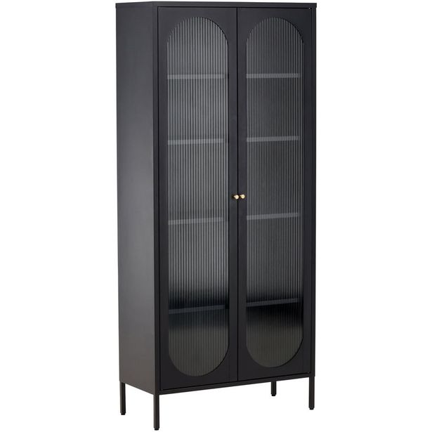 Vitriini Venture Home Lima, 80x180cm, musta teräs