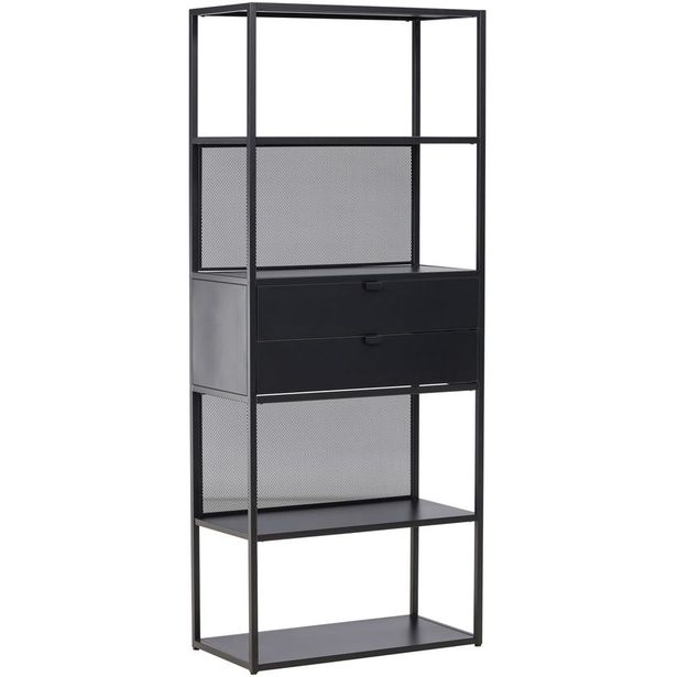 Hylly Venture Home Santiago, 80x185cm, musta