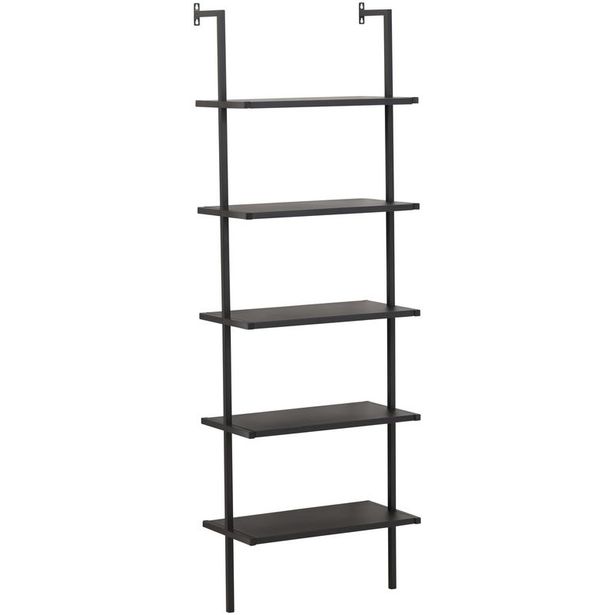Hylly Venture Home Caracas, 60x183cm, musta