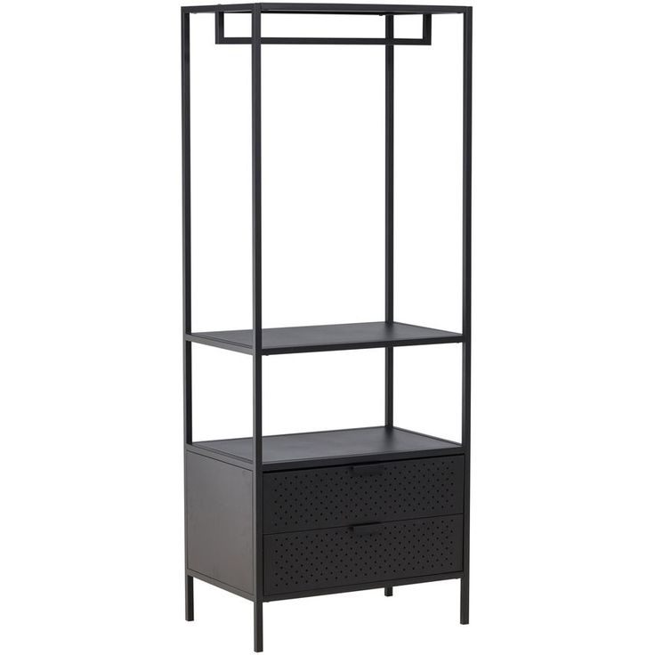 Vaaterekki Venture Home Malibu, 70x180cm, musta
