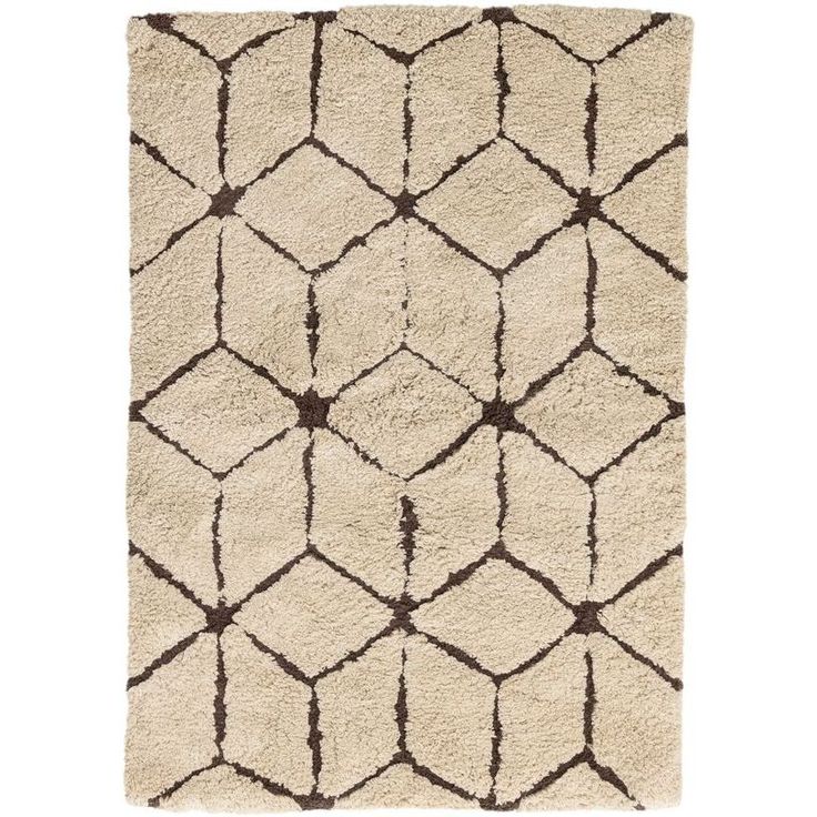 Kylpyhuoneen matto Venture Home Petrus, 60x90cm, puuvilla, beige/ruskea