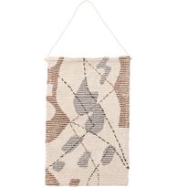Seinävaate Venture Home Liam, 50x80cm, beige/harmaa