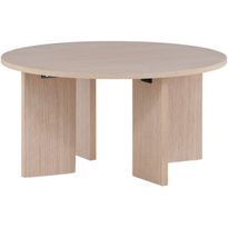 Sohvapöytä Venture Home Askerön ⌀80cm, ruskea