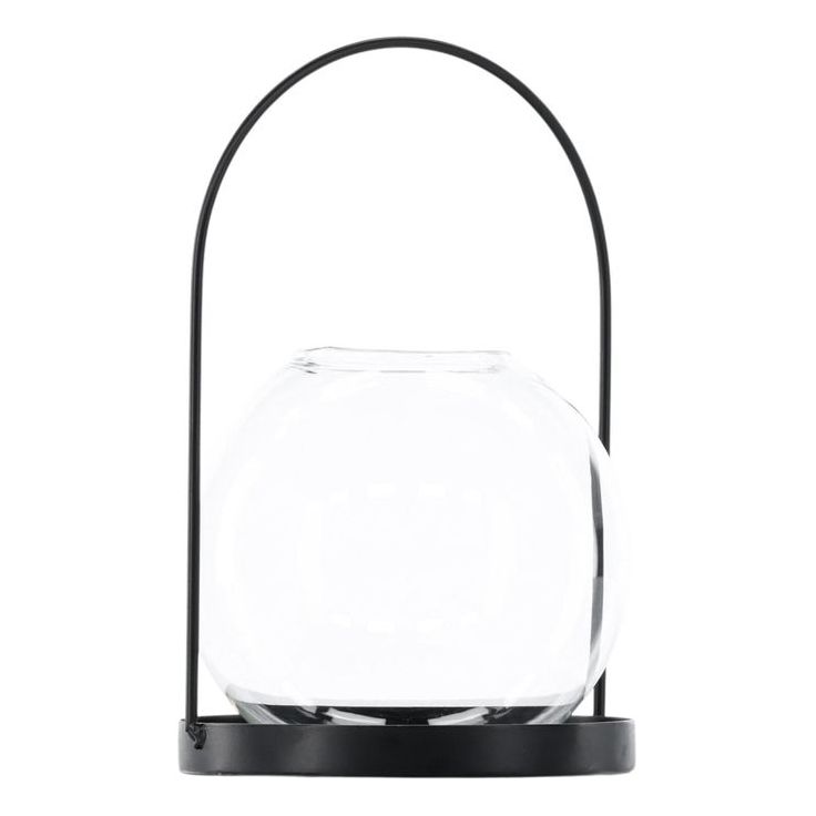 Lyhty Venture Home Flora, ø22cm, musta