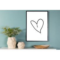 Juliste Venture Home Heart, valkoinen