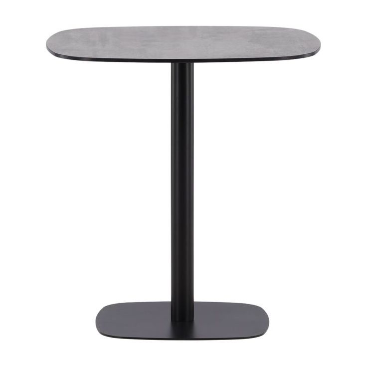 Parvekepöytä Venture Home Milano, ø70cm, musta