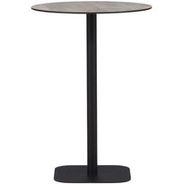Baaripöytä Venture Home Milano, ø70cm, harmaa/musta