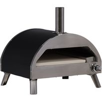 Pizzauuni Venture Home Kerang, kaasulämmitteinen, hopea