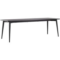 Ruokapöytä Venture Home Ellis, 230x85cm, musta