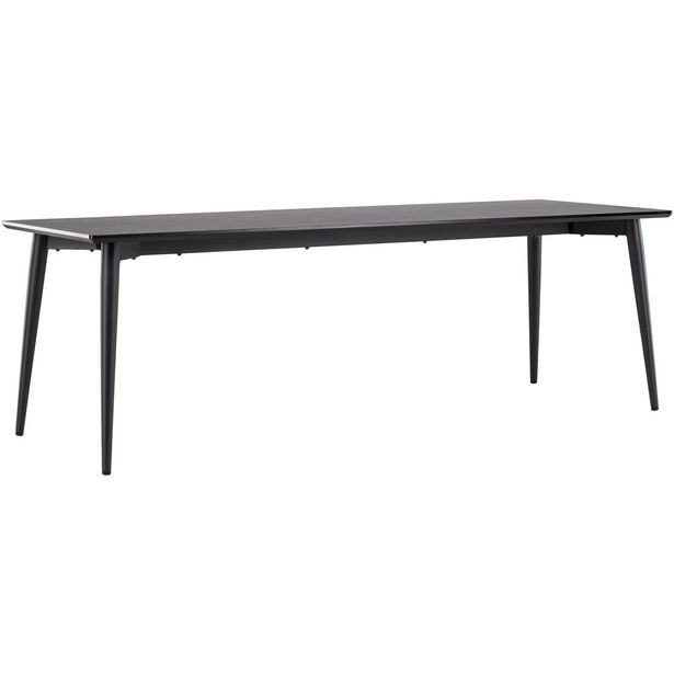 Ruokapöytä Venture Home Ellis, 230x85cm, musta