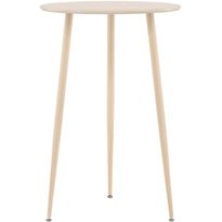 Baaripöytä Venture Home Plaza, ⌀70cm, vaalea puu