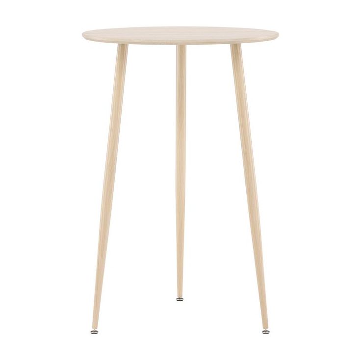 Baaripöytä Venture Home Plaza, ⌀70cm, vaalea puu