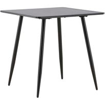Ruokapöytä Venture Home Polar, 75x75cm, musta