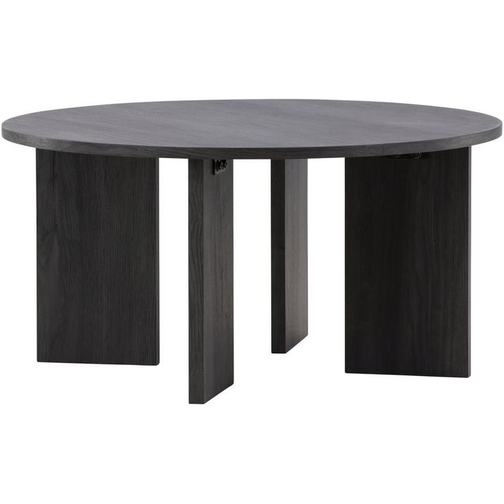 Sohvapöytä Venture Home Askerön ⌀80cm, musta