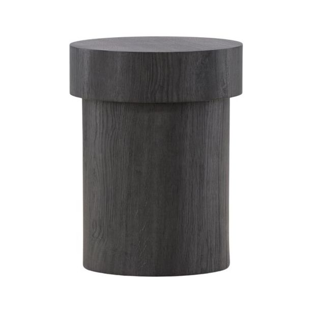 Sivupöytä Venture Home Malung, ⌀35cm, musta