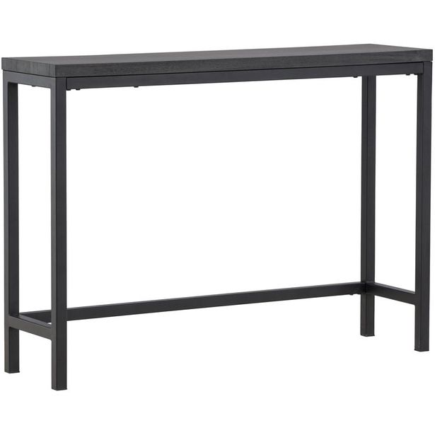 Sivupöytä Venture Home Rise, 30x110cm, musta