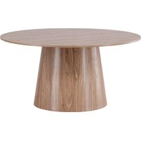 Pyöreä ruokapöytä Venture Home Lanzo, Ø150cm, ruskea, Verkkokaupan poistotuote