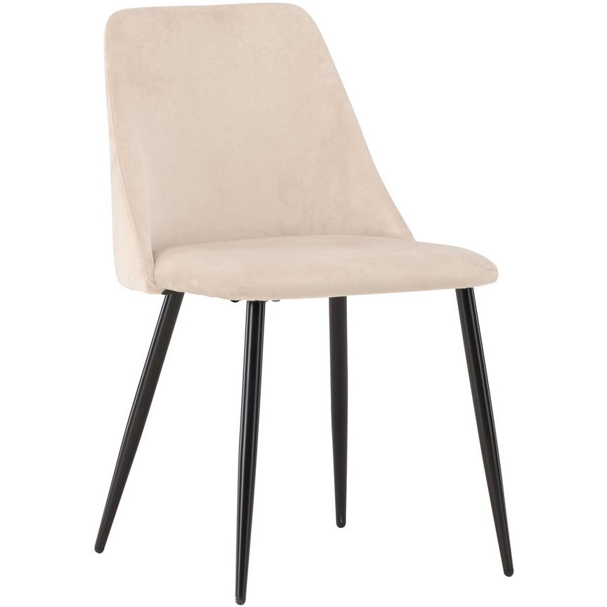 Ruokapöydän tuoli Venture Home Night, beige sametti