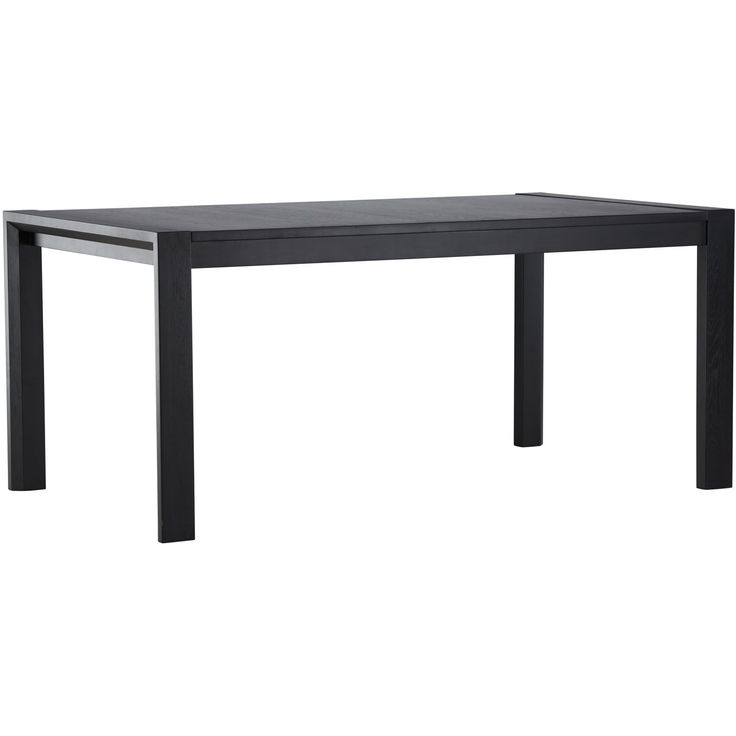 Ruokapöytä Vind Slider, 170x95cm, tammi, musta