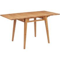 Ruokapöytä Venture Home Yakidon 60x60 cm, kumipuu/tammijäljitelmä