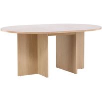 Jatkettava ruokapöytä Venture Home Strada, 120/170x120cm, beige, Verkkokaupan poistotuote