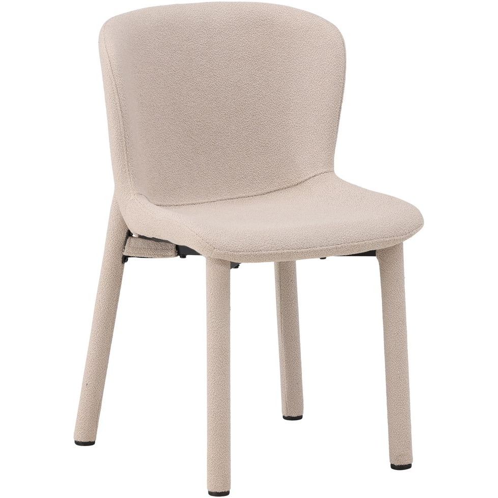 Ruokapöydän tuoli Venture Home Astoria, beige bouclé