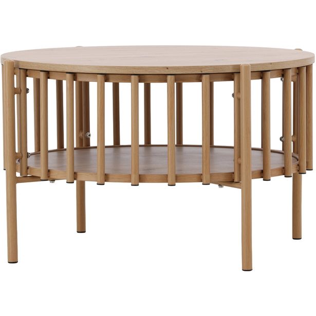 Sohvapöytä Venture Home Rubbo, Ø80cm, ruskea