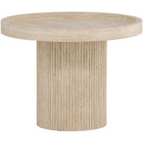 Sivupöytä Venture Home Krille, Ø60cm, beige