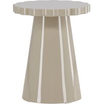 Sivupöytä Venture Home Krull, Ø45cm, beige