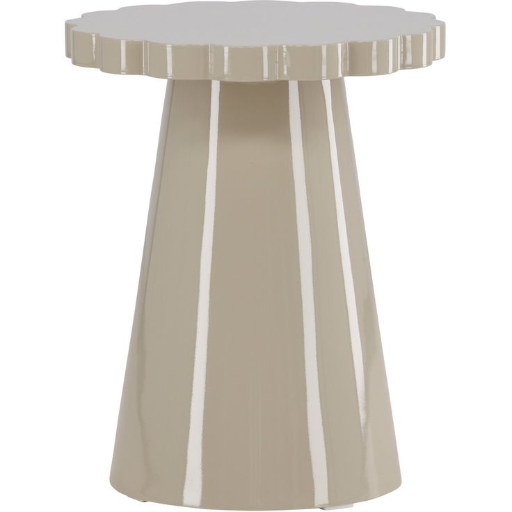 Sivupöytä Venture Home Krull, Ø45cm, beige
