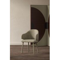 Ruokapöydän tuoli Venture Home Evelin, beige