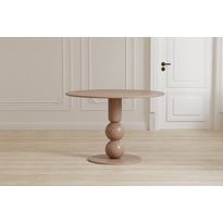 Ruokapöytä Venture Home Boule, Ø110cm beige