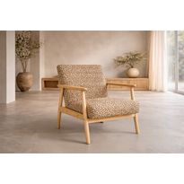 Lepotuoli Venture Home Runbert, 84x77x80 cm ruskea