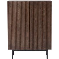 Säilytyskaappi Venture Home Björkön 30x80x103cm, mocca