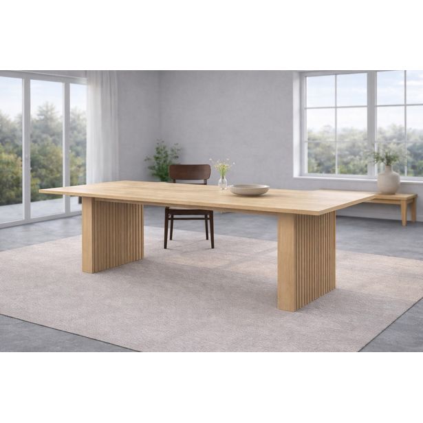 Ruokapöytä Vind Humle, 200x100x75 cm ruskea