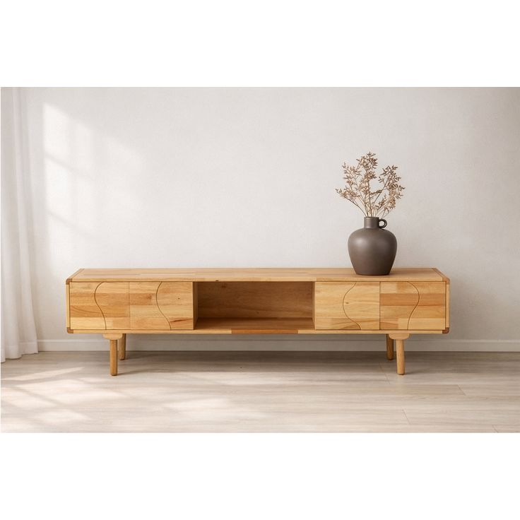 TV-taso Vind Skärhamn, leveys 200cm, ruskea