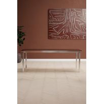 Ruokapöytä Venture Home Cilo, 210x95cm, hopea