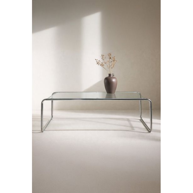 Sohvapöytä Venture Home Saturnus, 120x60cm, hopea